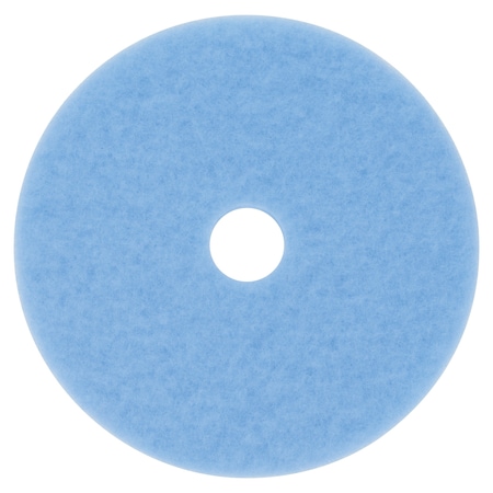 3M Hi-Performance Burnish Pad 3050, 27" Diameter, Sky Blue, PK5 3050